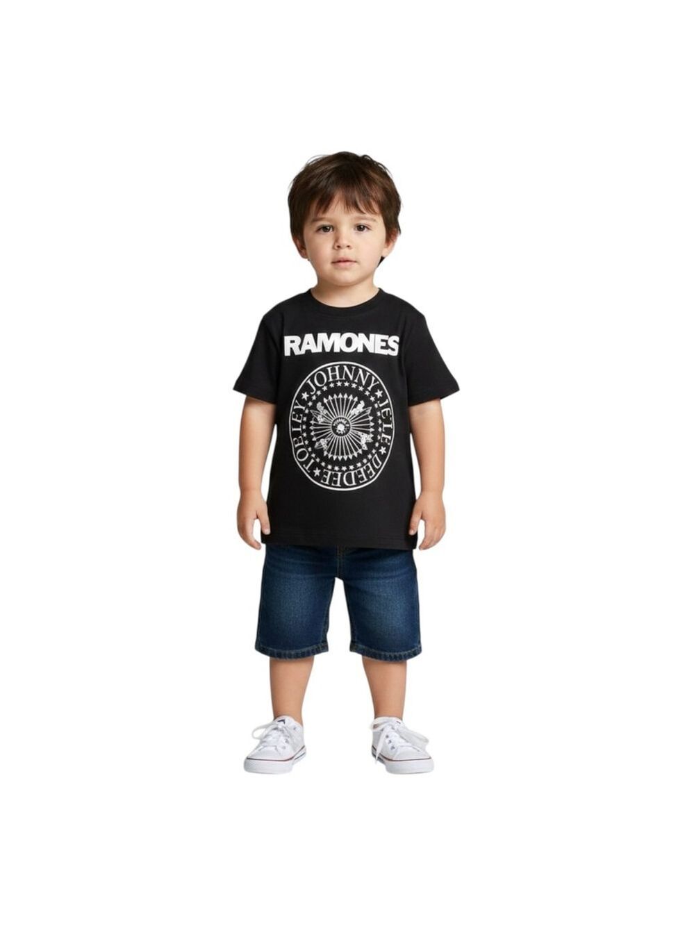 Ramones Classic Logo Band Tee Black 3T
